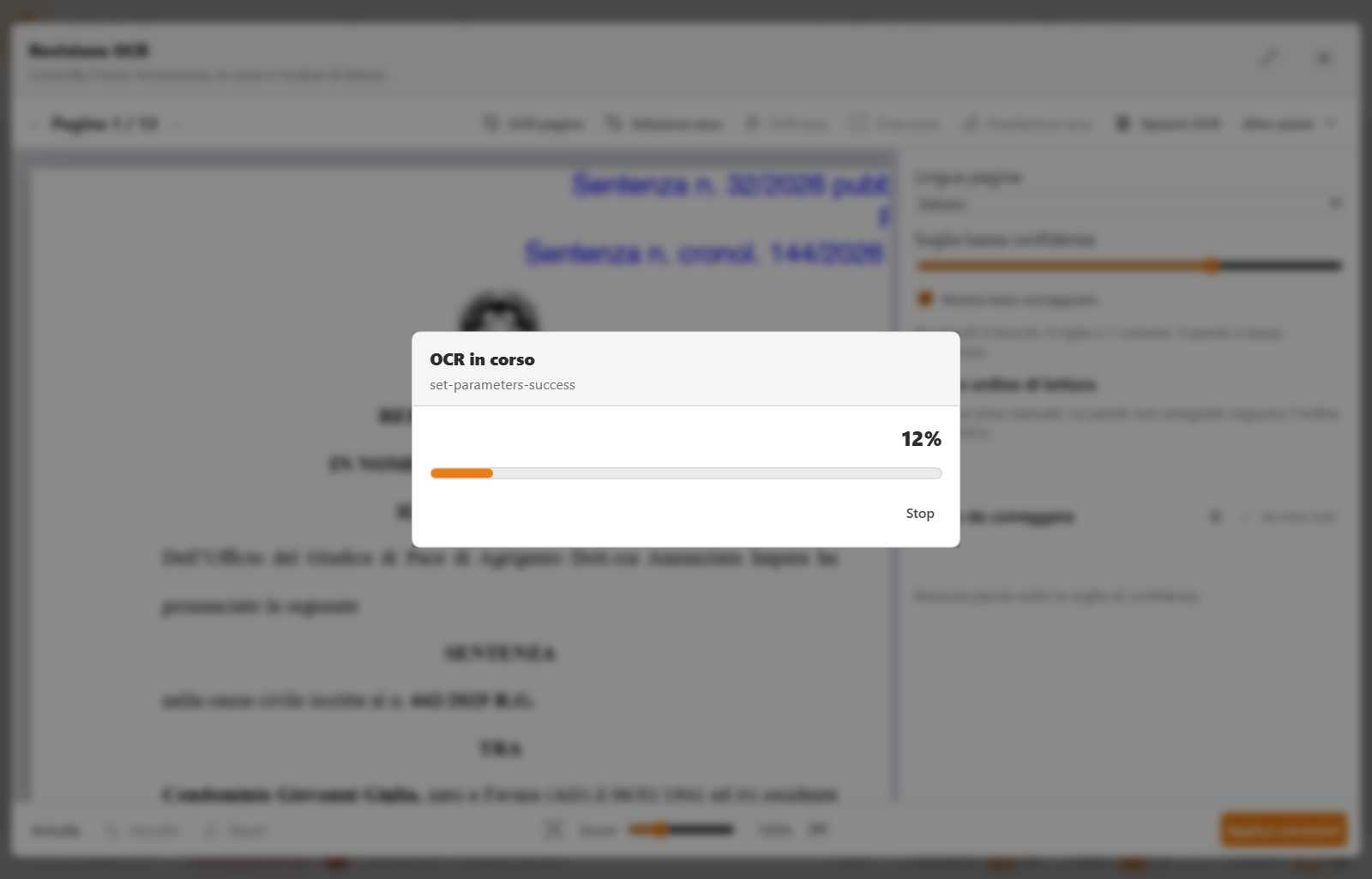 Offline OCR review environment in PDF-VC